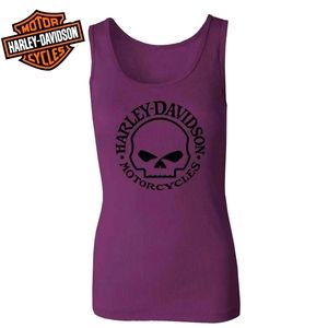 Harley-Davidson® Women's Ultra Classic Willie G Skull Tank Top, Purple
